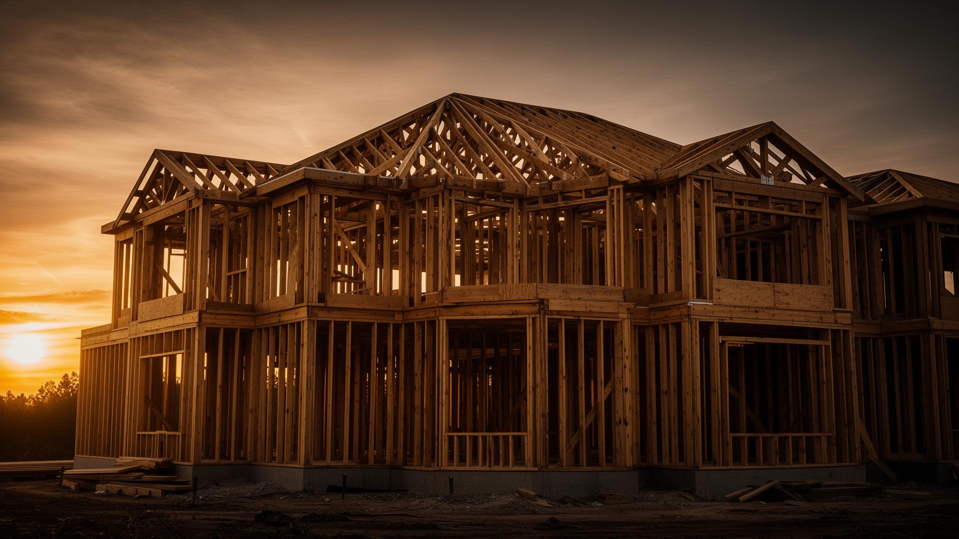 Framing crew at work